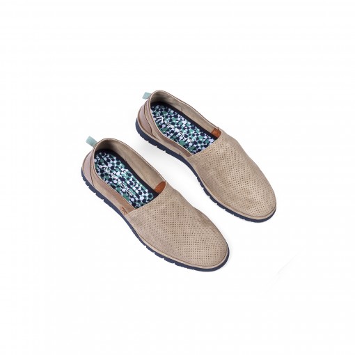 AMBER Perforated Suede Slip-On AMBER Perforated Suede Slip-On