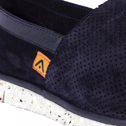 AMBER Perforated Suede Slip-On AMBER Perforated Suede Slip-On