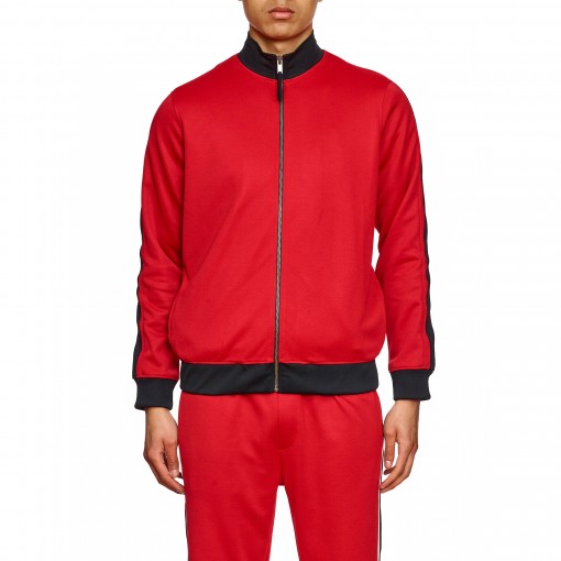 Striped Sleeve Track Suit Striped Sleeve Track Suit