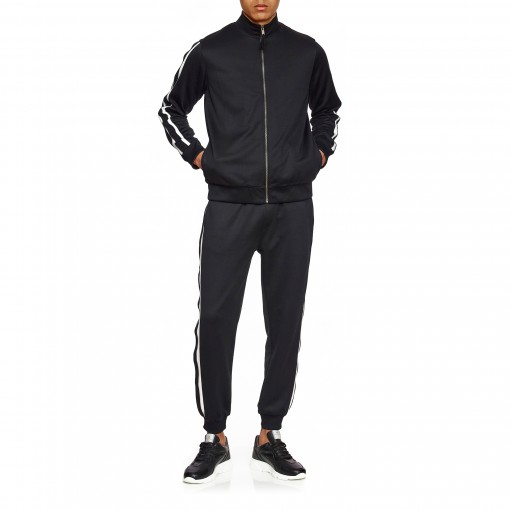 Striped Sleeve Track Suit Striped Sleeve Track Suit