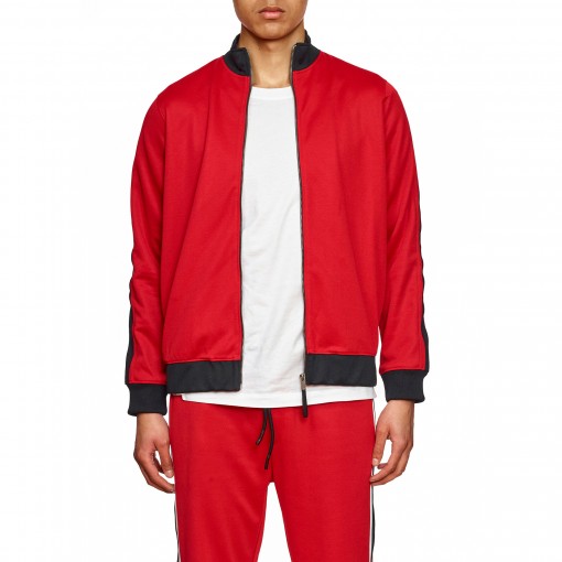 Striped Sleeve Track Suit Striped Sleeve Track Suit