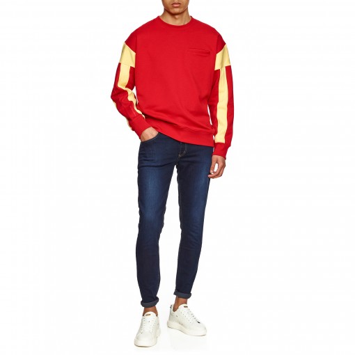 Striped Sleeve Sweatshirt Striped Sleeve Sweatshirt