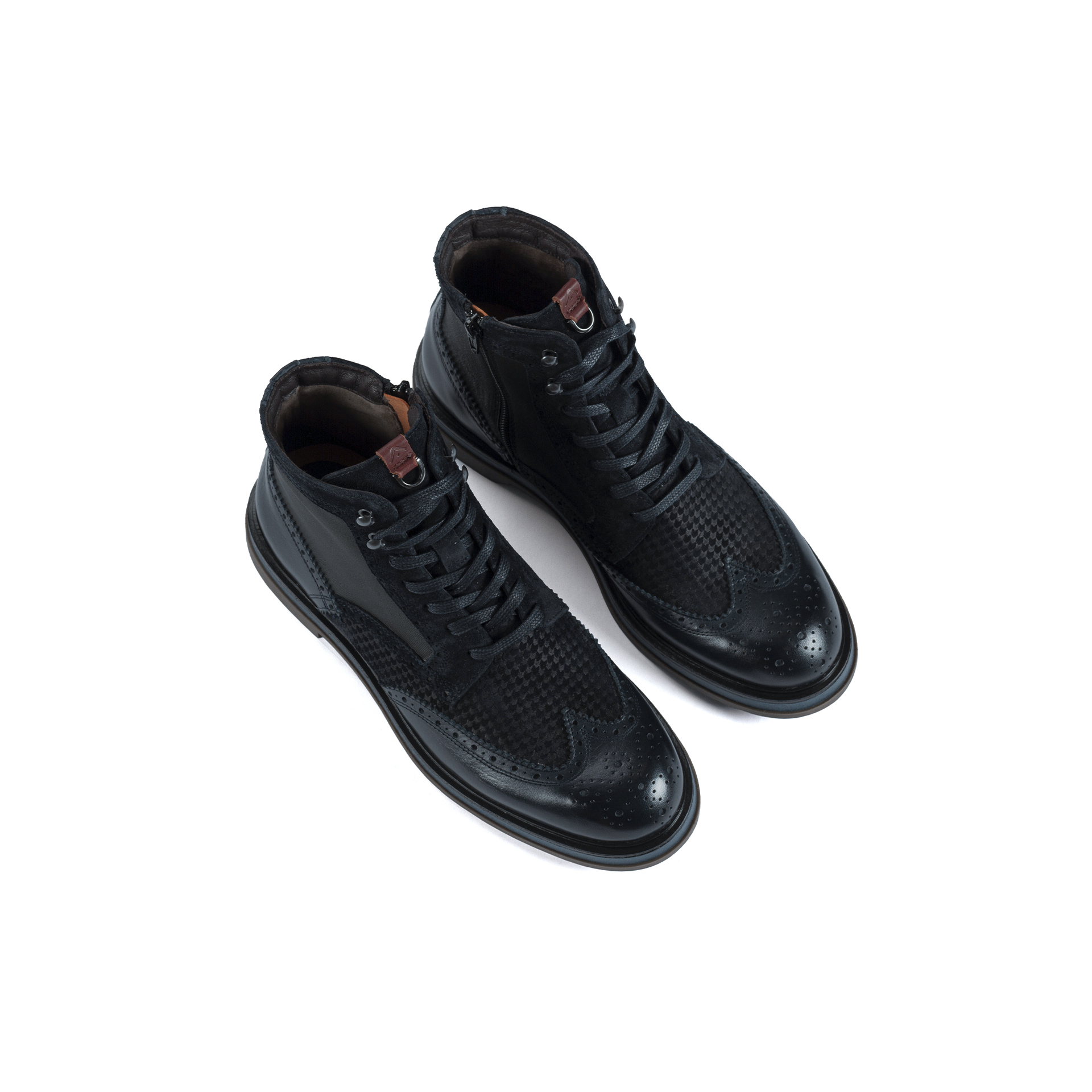 BTR Mixed Brogue Boots