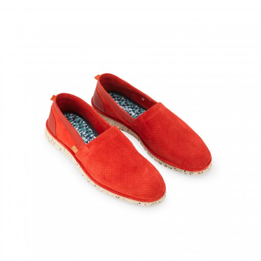 AMBER Perforated Suede Slip-On AMBER Perforated Suede Slip-On