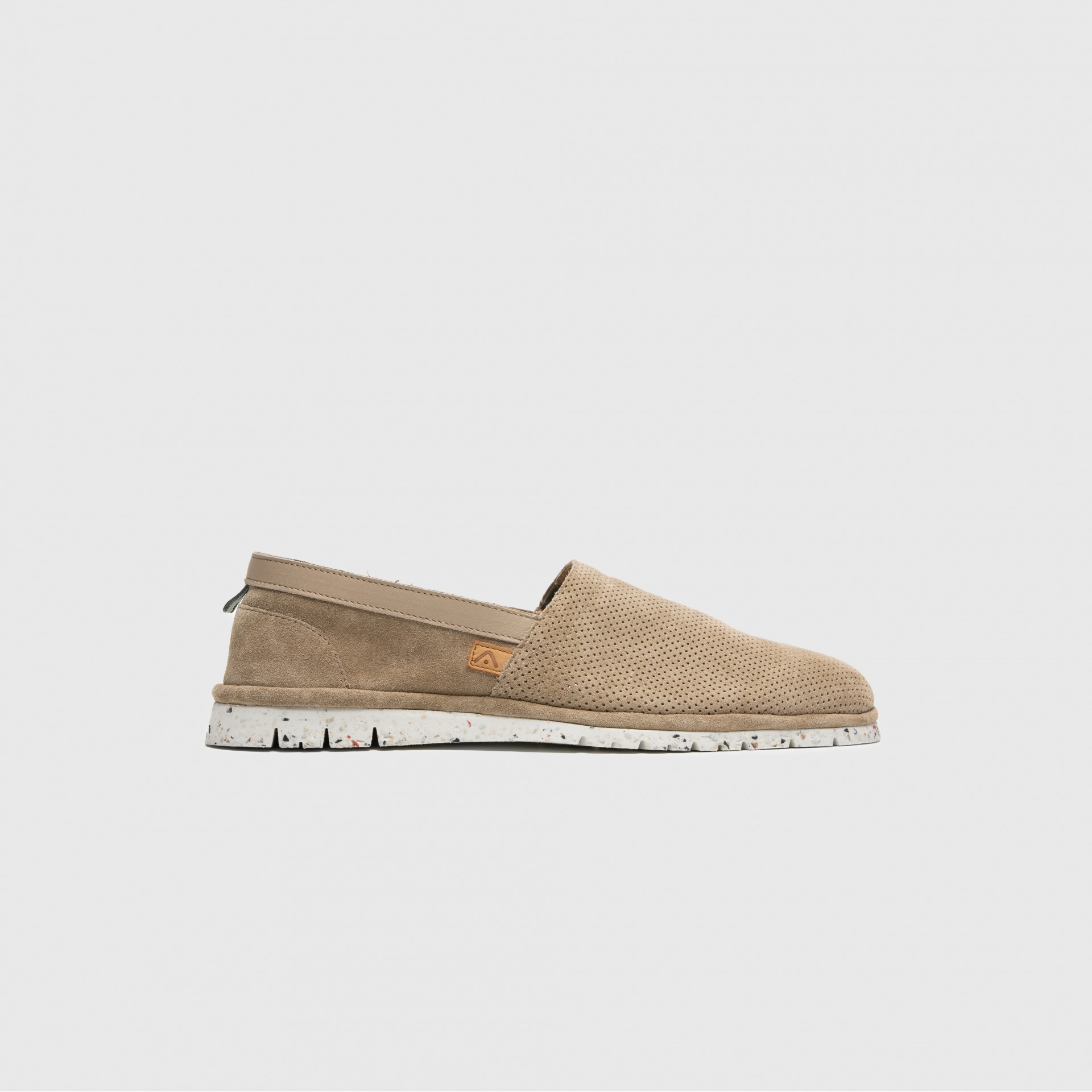 AMBER Perforated Suede Slip-On