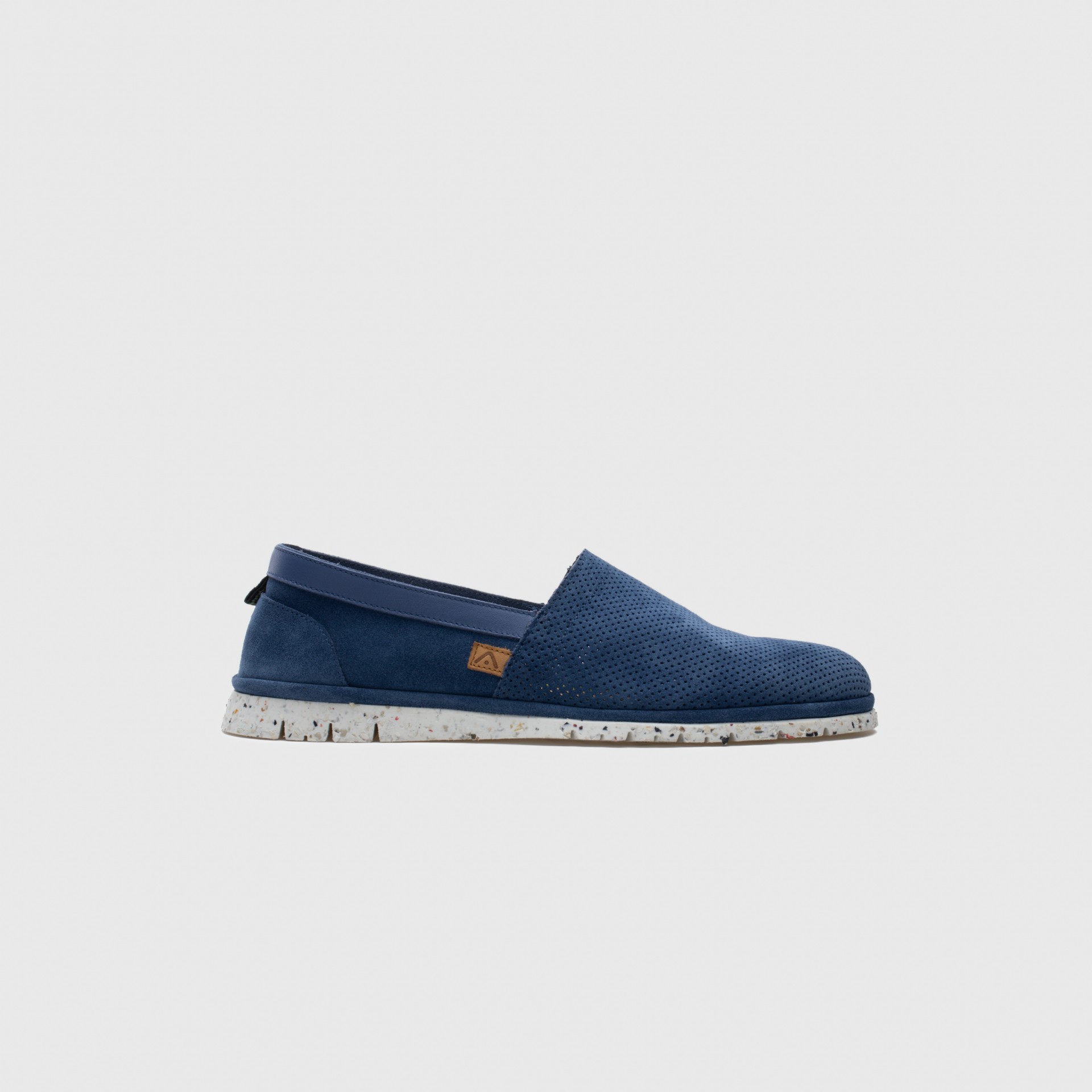 AMBER Perforated Suede Slip-On