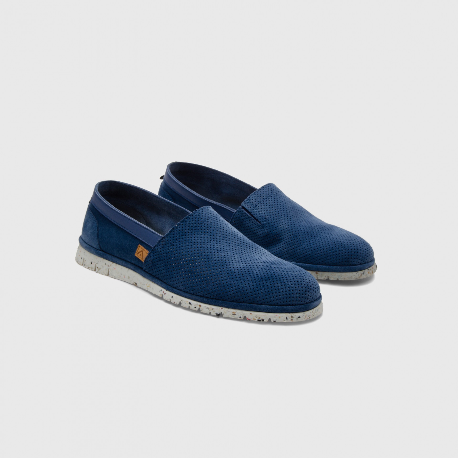 AMBER Perforated Suede Slip-On