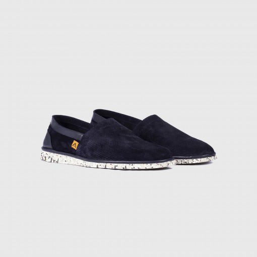 AMBER Perforated Suede Slip-On