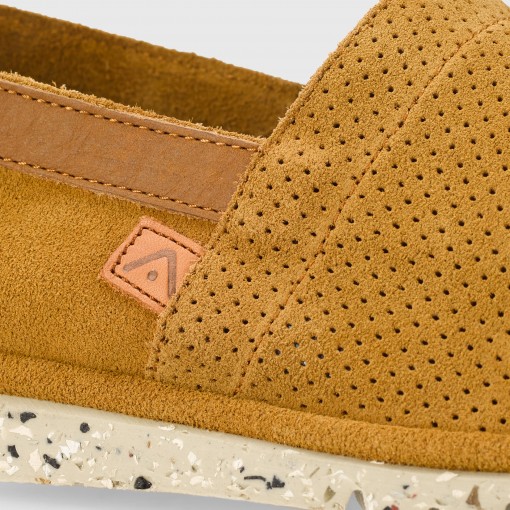 AMBER Perforated Suede Slip-On