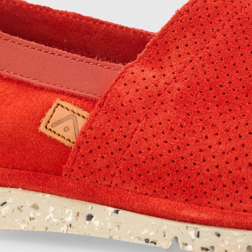 AMBER Perforated Suede Slip-On