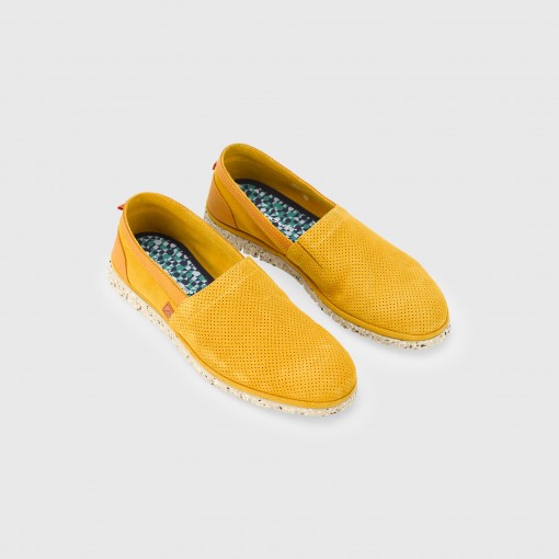 AMBER Perforated Suede Slip-On