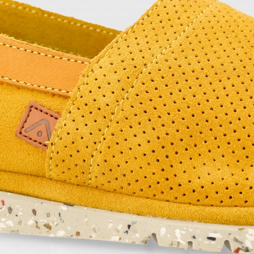 AMBER Perforated Suede Slip-On