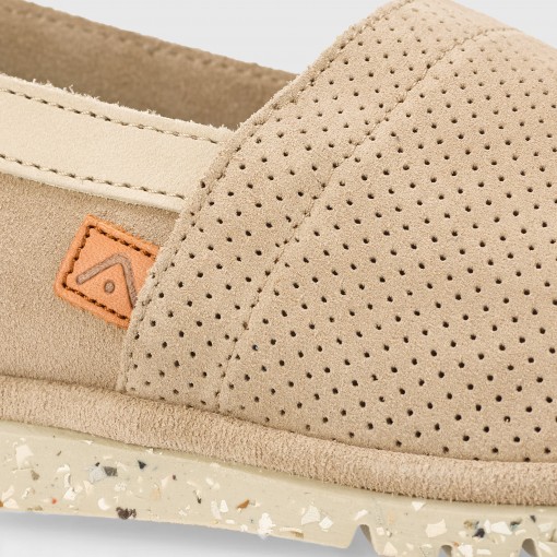 AMBER Perforated Suede Slip-On