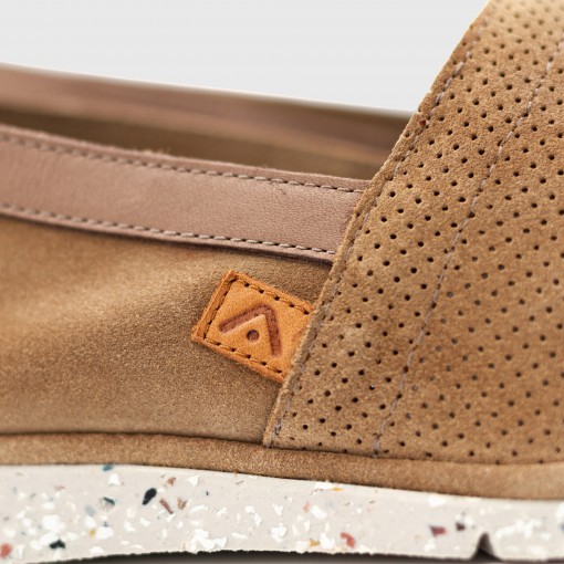 AMBER Perforated Suede Slip-On