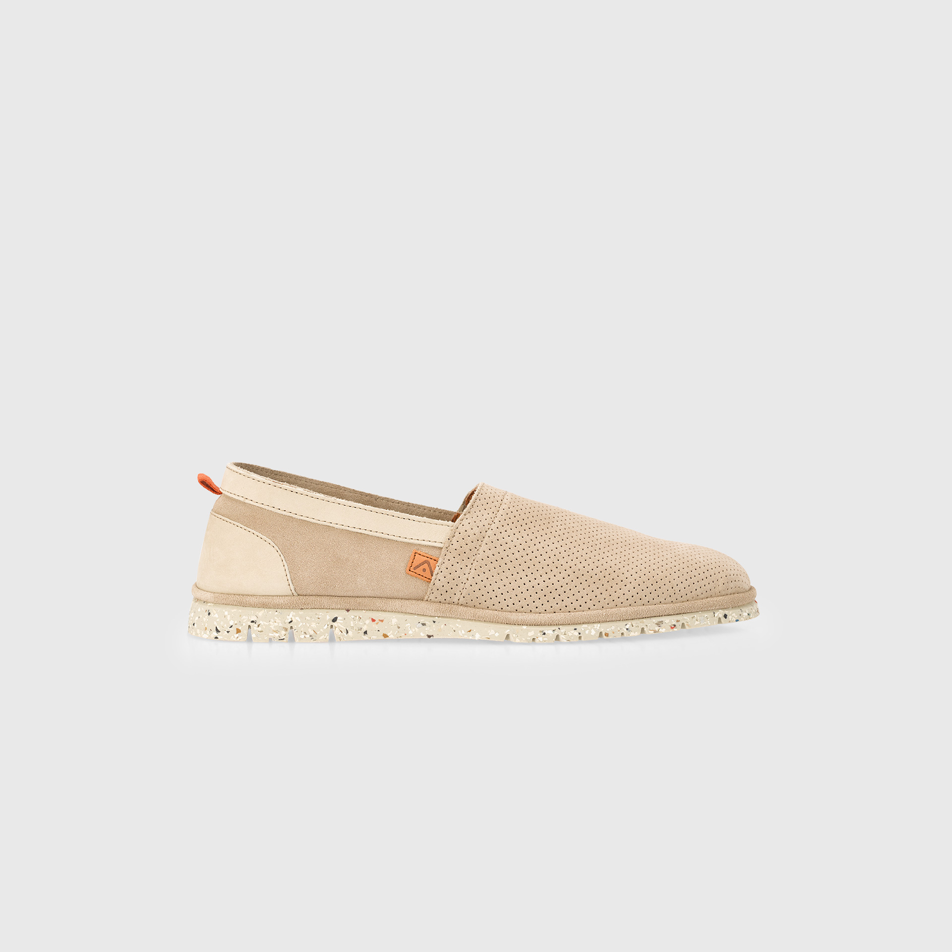 AMBER Perforated Suede Slip-On