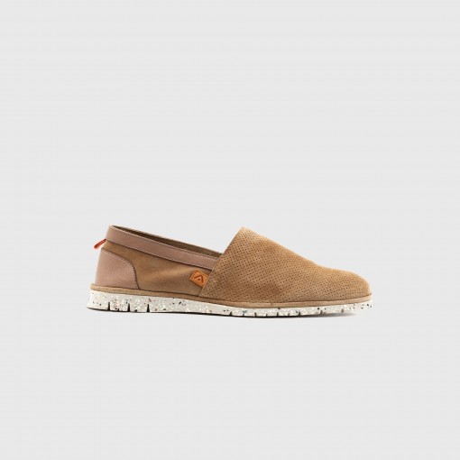 AMBER Perforated Suede Slip-On