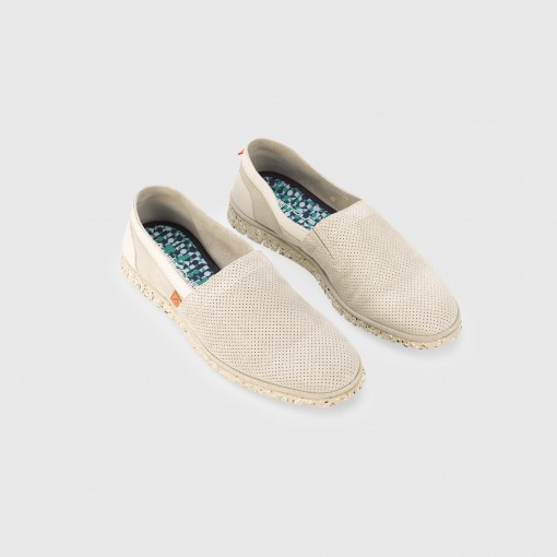 AMBER Perforated Suede Slip-On
