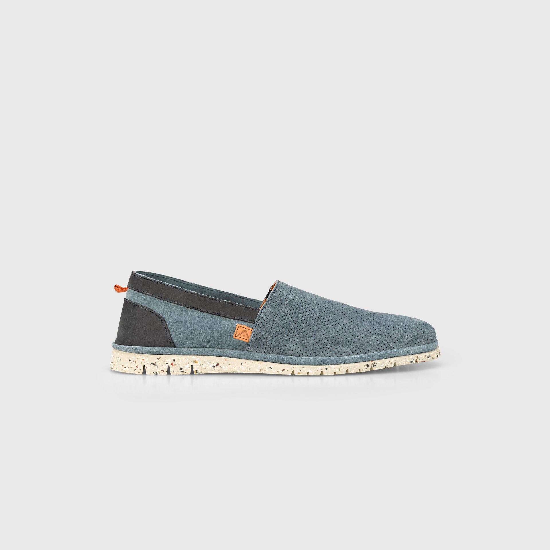 AMBER Perforated Suede Slip-On