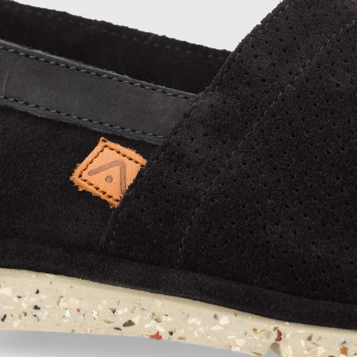 AMBER Perforated Suede Slip-On