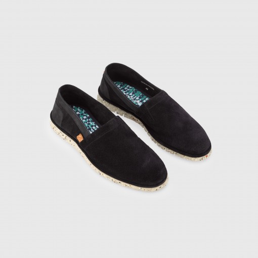 AMBER Perforated Suede Slip-On