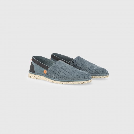 AMBER Perforated Suede Slip-On