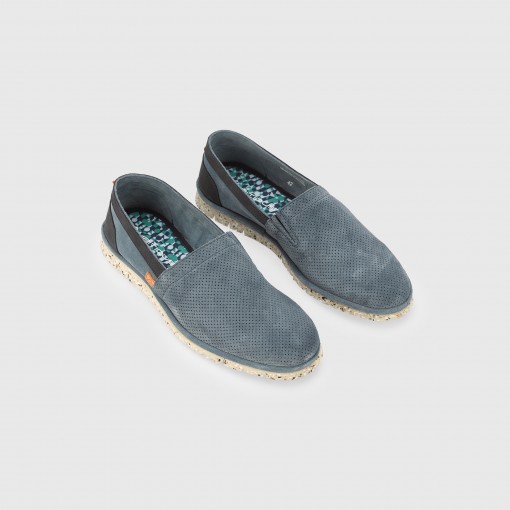 AMBER Perforated Suede Slip-On