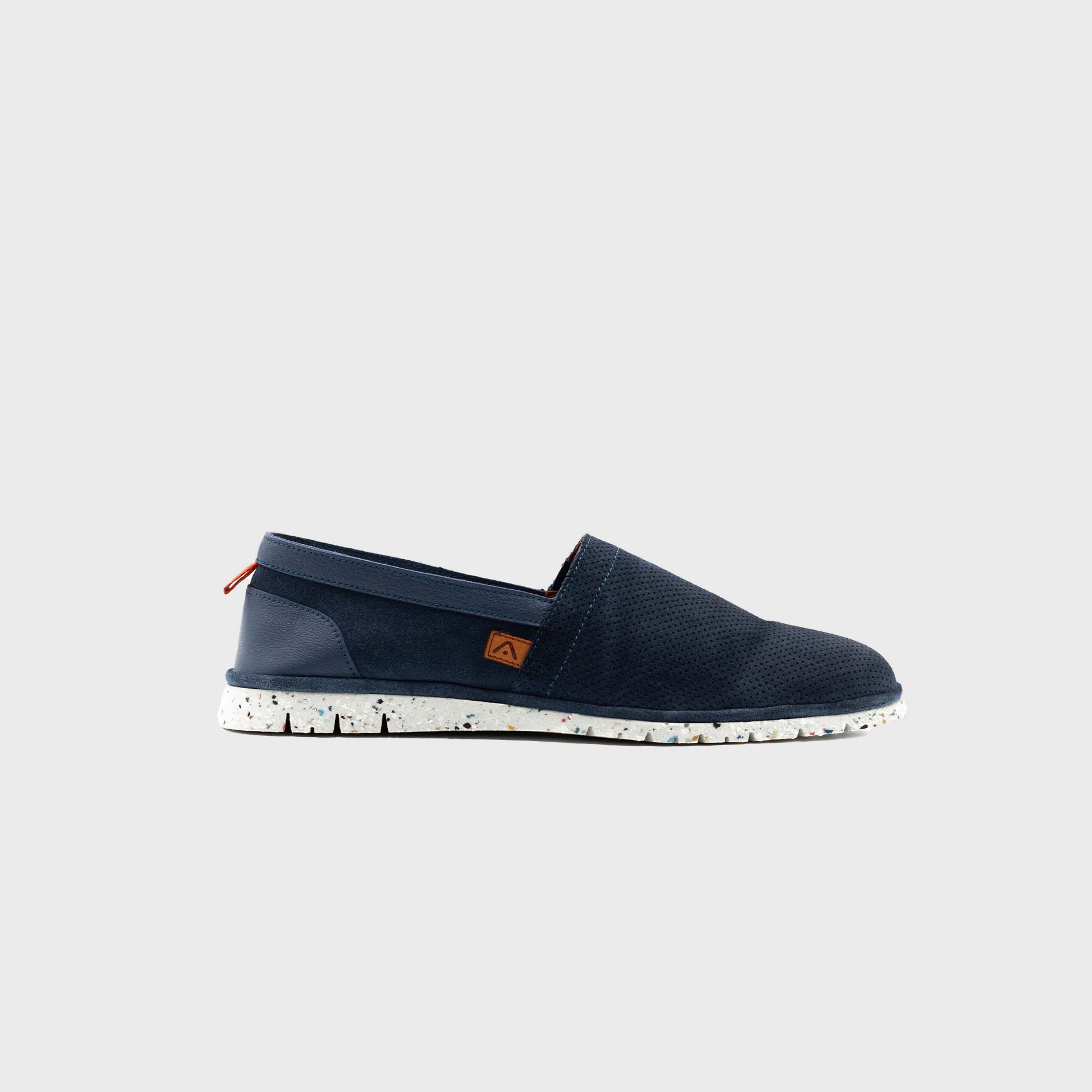 AMBER Perforated Suede Slip-On