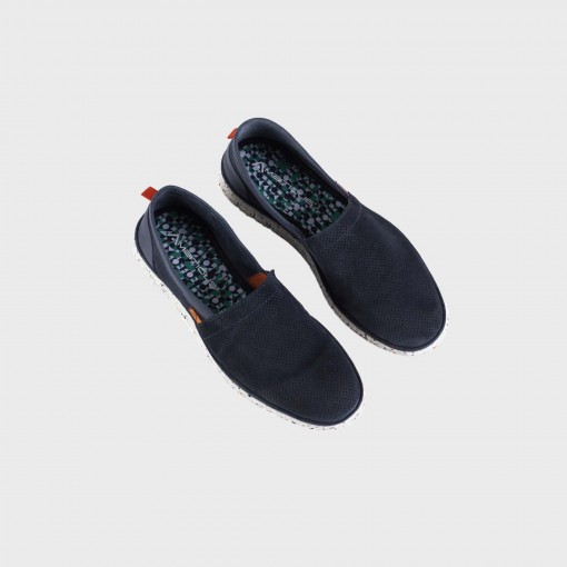 AMBER Perforated Suede Slip-On