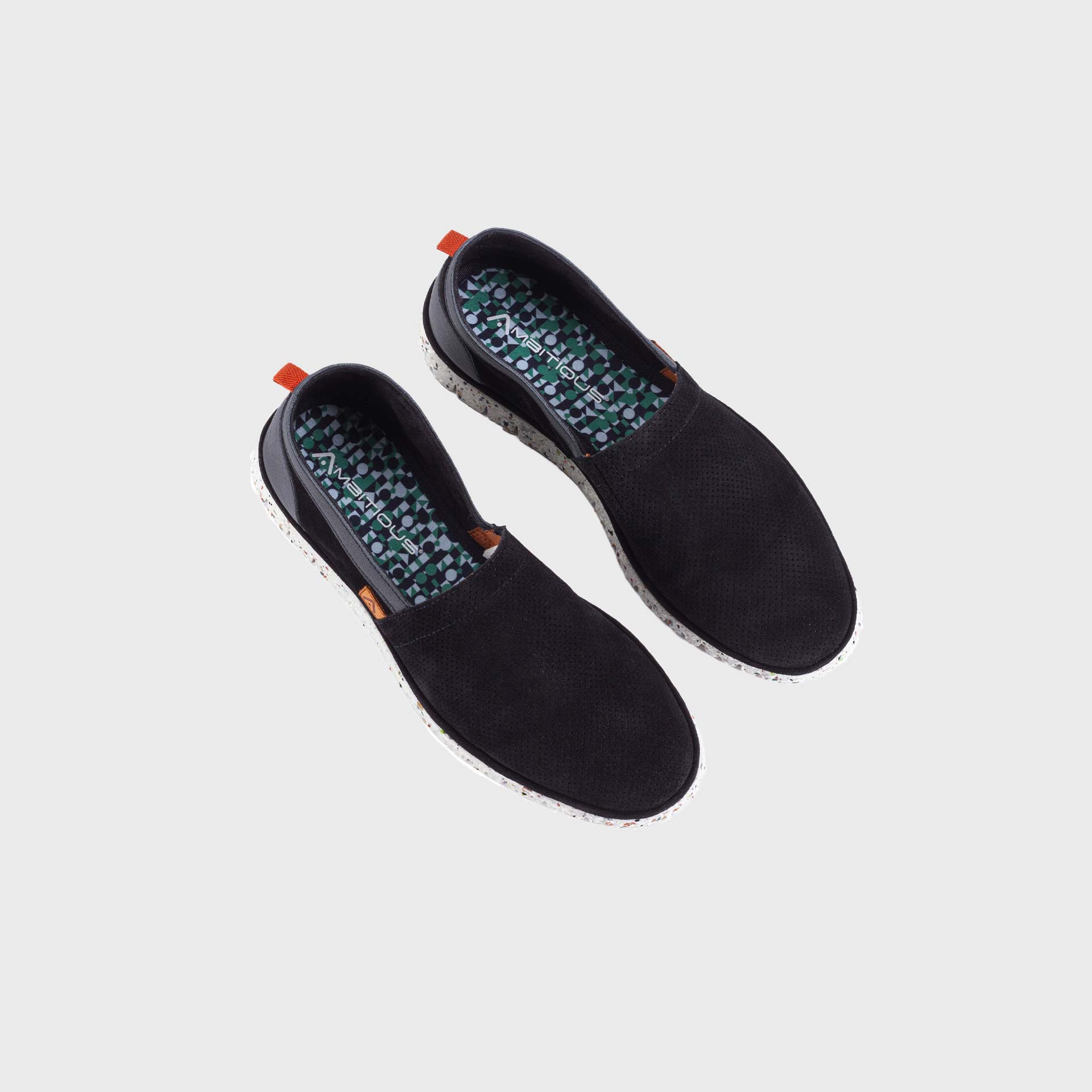 AMBER Perforated Suede Slip-On