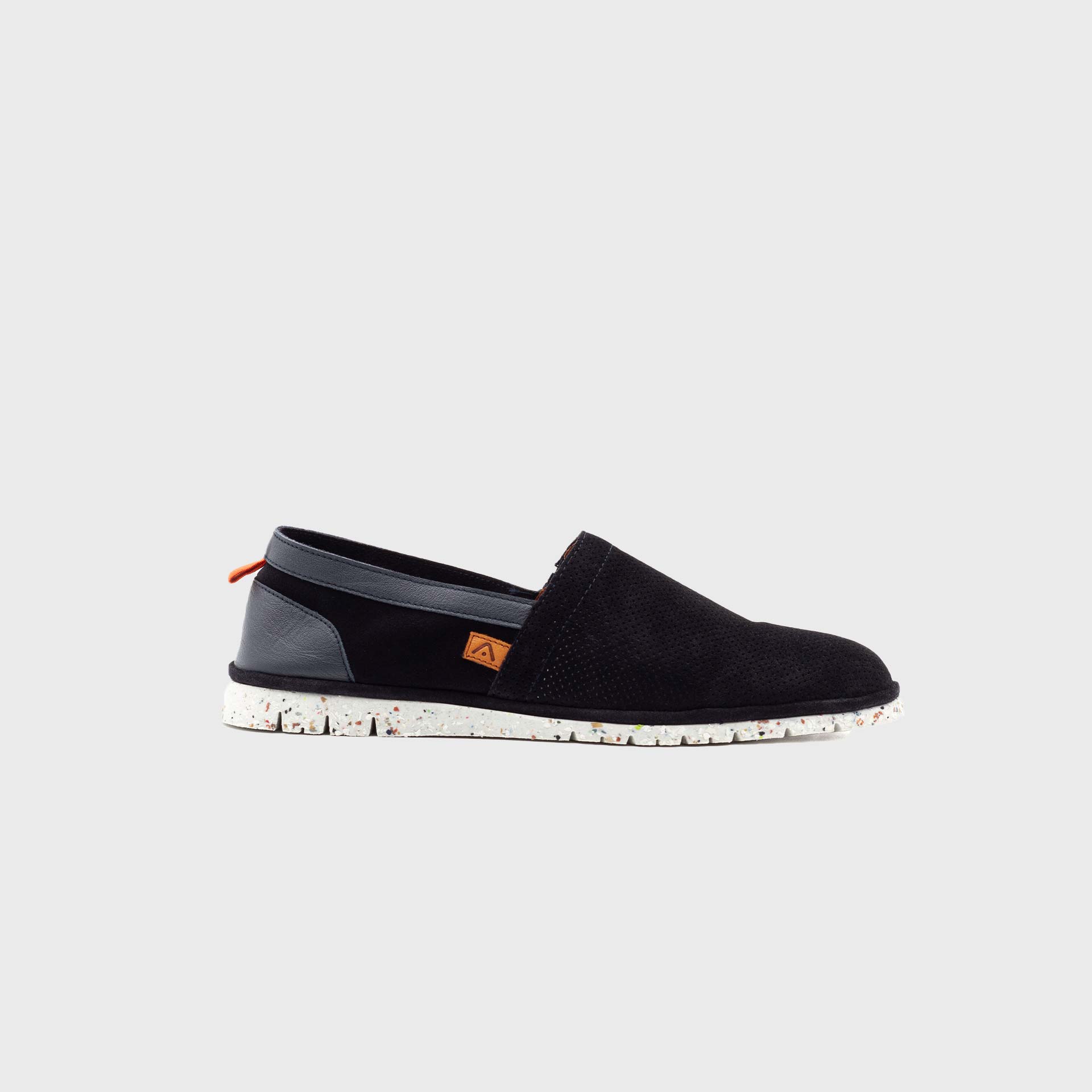 AMBER Perforated Suede Slip-On