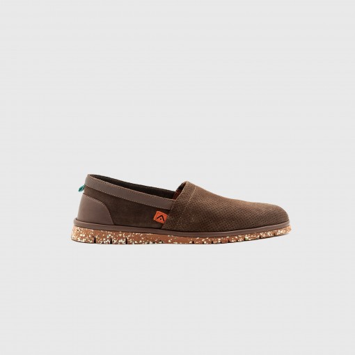 AMBER Perforated Suede Slip-On