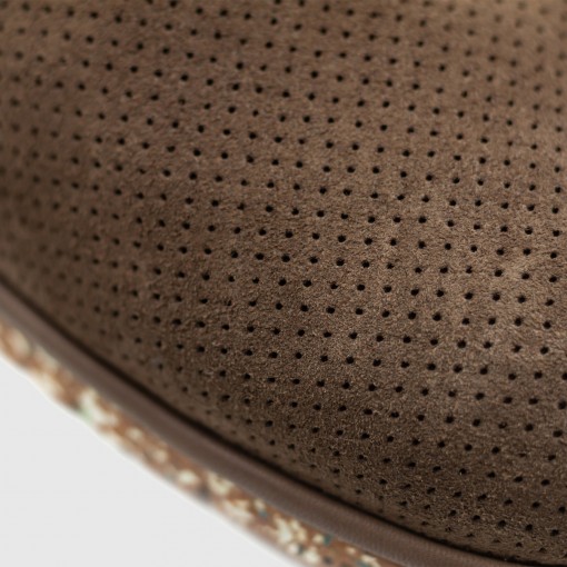 AMBER Perforated Suede Slip-On