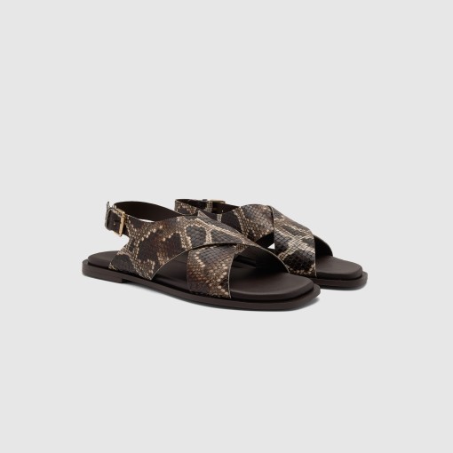 CLEO Snake Sandals